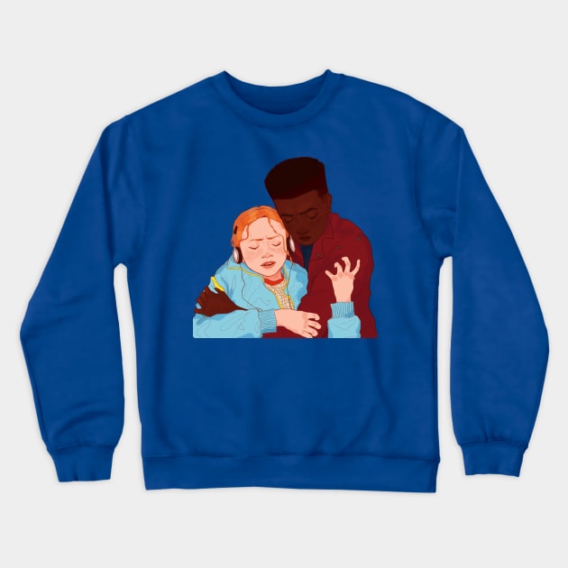 Max and Lucas Season 4 Crewneck Sweatshirt by Vivian Ostrander